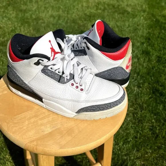 Jordan | Shoes | Nike Air Jordan 3 Retro Denim Se Fire Red  display picture 1